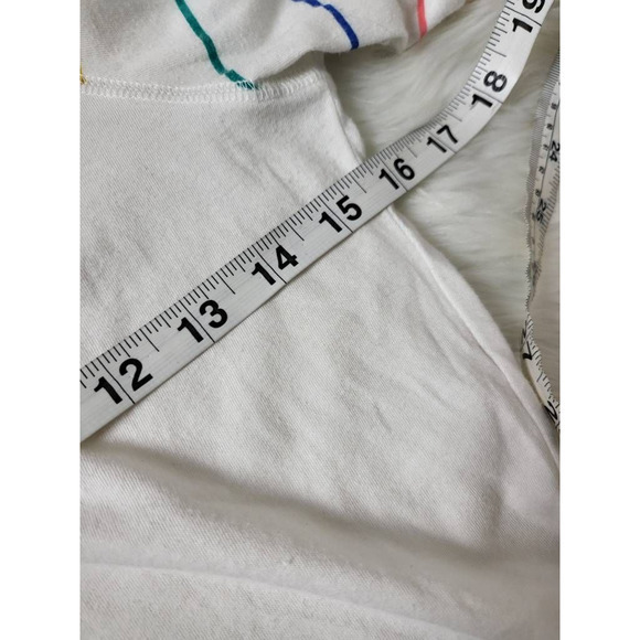 Arizona Girls Weekend Crew T Shirt Long Raglan Sleeve White Stripe Plus 20.5 2XL - Picture 3 of 5